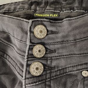 Rue21 Women's High Rise Gray/Black Jeans